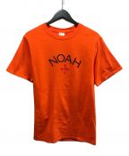 Noah（ノア）の古着「Core logo tee コアロゴ プリントTシャツ」｜オレンジ