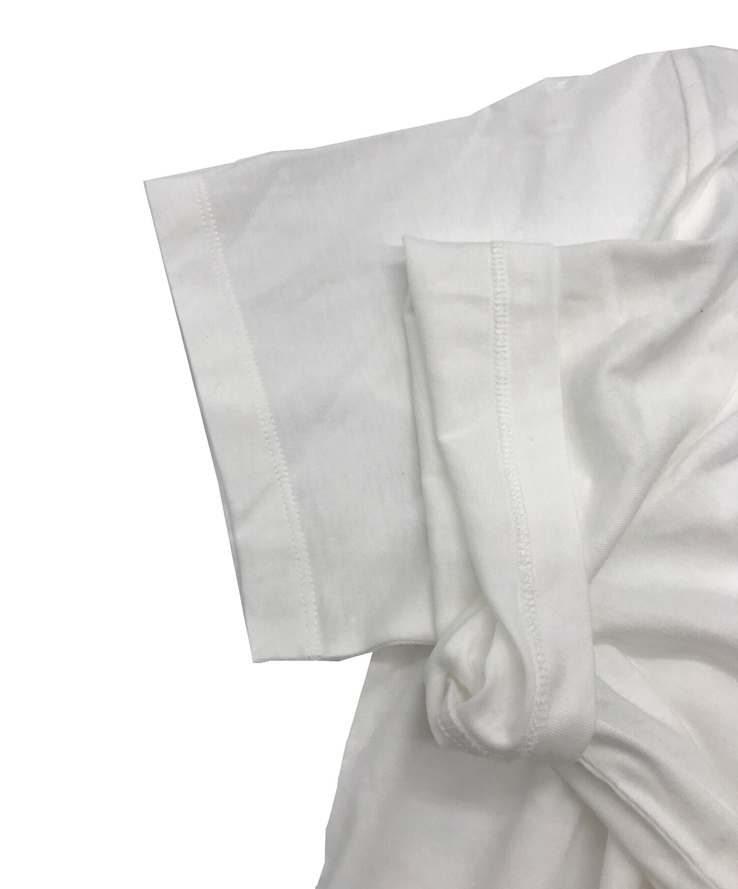 VALENTINO (ヴァレンティノ) 半袖 クルーネック カットソー Tシャツ ホワイト サイズ:SIZE L 未使用品