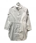 NARA CAMICIE（）の古着「ウエストポイント デザイン シャツ」｜ホワイト