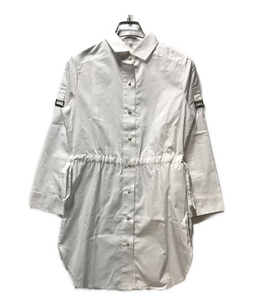 NARA CAMICIE（ナラカミーチェ）NARA CAMICIE (ナラカミーチェ) ウエストポイント デザイン シャツ ホワイトの古着・服飾アイテム