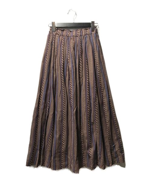 UHURU（ウフル）UHURU (ウフル) SHIPS (シップス) プリント バリエーション スカート パープル サイズ:Sの古着・服飾アイテム