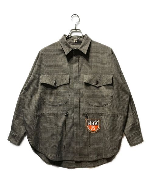 β（ベータ）β (ベータ) アンデス 丸シャツ グレー サイズ:9の古着・服飾アイテム