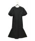 YOKO CHAN (ヨーコチャン) バルーンスリーブ ロングライン マーメイド ドレス ブラック サイズ:F：32800円