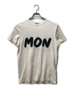MONCLERモンクレール）の古着「ロゴ ワッペン Tシャツ」｜ホワイト