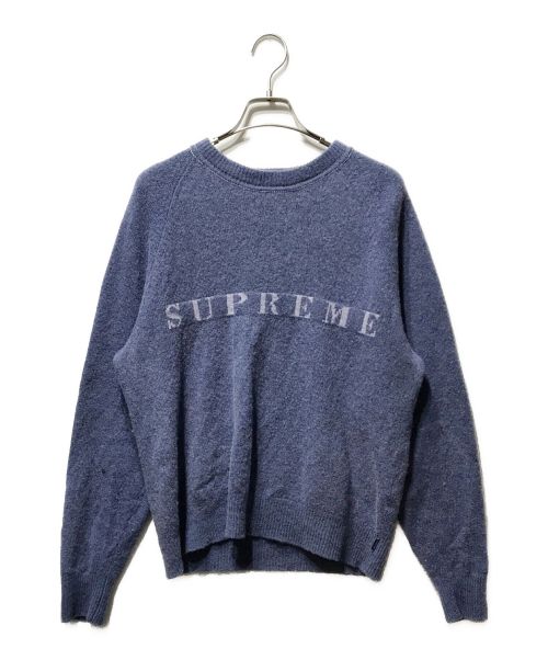 SUPREME（シュプリーム）SUPREME (シュプリーム) 20AW Stone Washed Sweater ストーン ウォッシュド セーター ニット ブルー サイズ:Mの古着・服飾アイテム