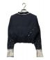 mame kurogouchi (マメクロゴウチ) Crane Pattern Jacquard Knitted Cardigan クレーン パターン ジャガード ニットカーディガン ネイビー サイズ:2：34800円