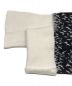 中古・古着 mame kurogouchi (マメクロゴウチ) Crane Pattern Jacquard Knitted Cardigan クレーン パターン ジャガード ニットカーディガン ネイビー サイズ:2：34800円