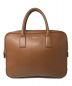 MICHAEL KORS（マイケルコース）の古着「Warren Compact Leather Briefcase Bag」｜ブラウン