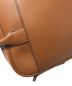 中古・古着 MICHAEL KORS (マイケルコース) Warren Compact Leather Briefcase Bag ブラウン：7800円