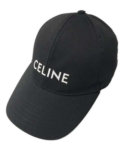 CELINE（セリーヌ）CELINE (セリーヌ) ベースボールキャップ ブラックの古着・服飾アイテム
