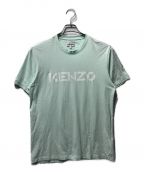 KENZOケンゾー）の古着「ロゴプリントTシャツ」｜ミント