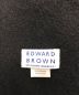 EDWARD BROWN (エドワードブラウン) カシミヤマフラー 大判  ブラック：12800円