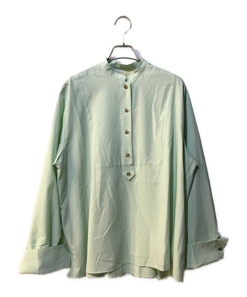 SOLOV（ソルヴ）SOLOV (ソルヴ) プルオーバーシャツ グリーン サイズ:Fの古着・服飾アイテム