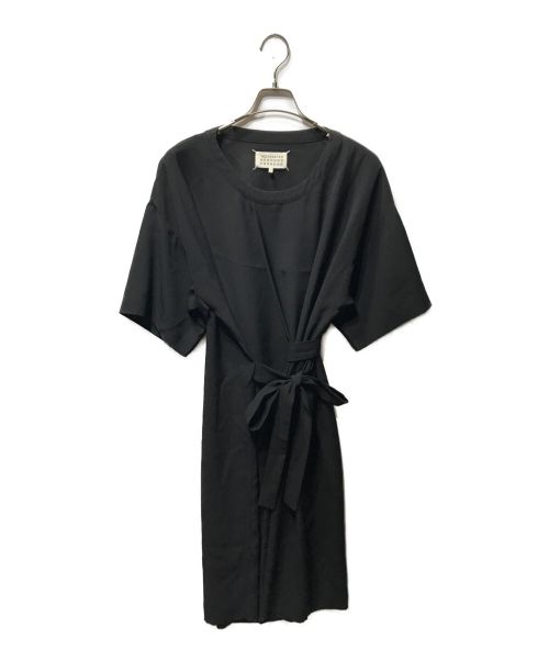 Maison Margiela（メゾンマルジェラ）Maison Margiela (メゾンマルジェラ) フロントパネルドレス ブラック サイズ:42の古着・服飾アイテム