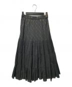 sara mallikaサラマリカ）の古着「ティアード スカート」｜ブラック