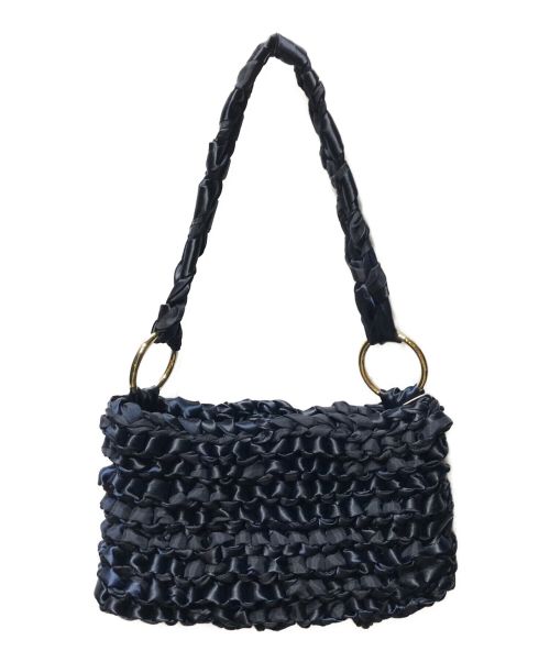 Knuth Marf（クヌースマーフ）Knuth Marf (クヌースマーフ) satin knitting bag ネイビー サイズ:下記参照 未使用品の古着・服飾アイテム