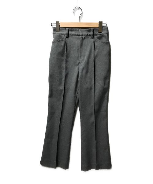 CLANE（クラネ）CLANE (クラネ) CENTER LINE BOOT CUT PANTS グレー サイズ:1の古着・服飾アイテム