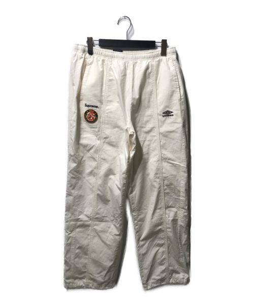 SUPREME（シュプリーム）SUPREME (シュプリーム) UMBRO (アンブロ) Cotton Ripstop Track Pant ジャージ コットン ホワイト   ホワイト サイズ:XLの古着・服飾アイテム