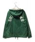 SUPREME (シュプリーム) Champion (チャンピオン) Custom Champion Jacket 10AW フーデッド ロゴ コラボ  グリーン サイズ:M：10000円