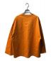 MAISON SPECIAL (メゾンスペシャル) スマッシング ポンチ プライム オーバー クルーネック ロングスリーブ Tシャツ 11221411301 オレンジ サイズ:2：5000円