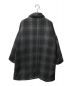 Yarmo (ヤーモ) duster coat YAR-22AW 18Q ブラック×グレー サイズ:38 未使用品：12800円
