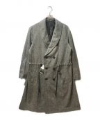 s'yteサイト）の古着「Etermine Nep Tweed Shawl Collar Double Coat UV-C48-104」｜グレー