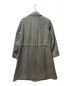s'yte (サイト) Etermine Nep Tweed Shawl Collar Double Coat UV-C48-104 グレー サイズ:3 未使用品：29800円