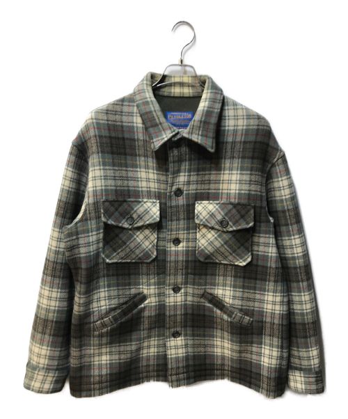 PENDLETON（ペンドルトン）PENDLETON (ペンドルトン) ウールチェックジャケット グリーン サイズ:Mの古着・服飾アイテム
