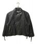 MAISON SPECIAL（メゾンスペシャル）の古着「Lamb leather Prime-Over Single Rider Collared Jacket」｜ブラック