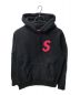 Supreme（シュプリーム）の古着「19AW S Logo Hooded Sweatshirt」｜ブラック×ピンク
