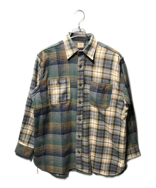SUGAR CANE（シュガーケーン）SUGAR CANE (シュガーケーン) BEAMS (ビームス) 別注 Crazy Flannel Check Shirt サイズ:Sの古着・服飾アイテム