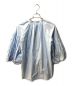BABYLONE (バビロン) ボリュームスリーブバンドカラーシャツ ブルー サイズ:F：5800円