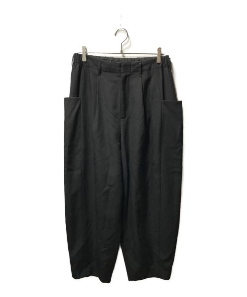 Dulcamara（ドゥルカマラ）Dulcamara (ドゥルカマラ) よそいき3サイドポケットパンツ ブラック サイズ:2の古着・服飾アイテム