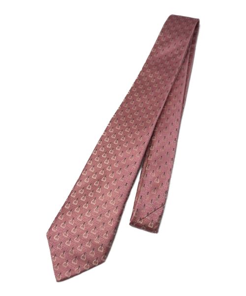 GUCCI（グッチ）GUCCI (グッチ) シルクネクタイ ピンク サイズ:148cm×7cmの古着・服飾アイテム