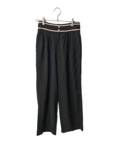 Ameri（アメリ）Ameri (アメリ) HIGH WAIST STRAIGHT PANTS 02210821550 ブラック サイズ:Mの古着・服飾アイテム