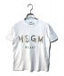 MSGM（エムエスジーエム）の古着「MSGM ブラッシュロゴTシャツ　3041MDM60J」｜ホワイト