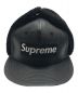 SUPREME（シュプリーム）の古着「Leather Earflap Box Logo New Era Cap」｜ブラック