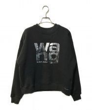 ALEXANDER WANG (アレキサンダーワン) Heavy Terry Graphic Sweatshirt ブラック サイズ:XS