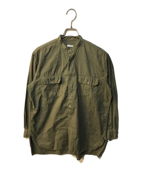 COMOLI（コモリ）COMOLI (コモリ) OD プルオーバーシャツ グリーン サイズ:1の古着・服飾アイテム