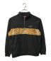 SUPREME（シュプリーム）の古着「Leopard Half Zipsweatshirt」｜ブラック