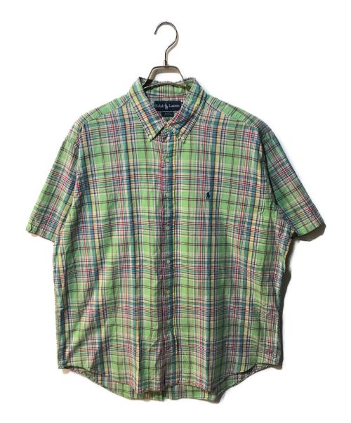 POLO RALPH LAUREN（ポロ・ラルフローレン）POLO RALPH LAUREN (ポロ・ラルフローレン) ボタンダウンシャツ チェックシャツ BLAKE グリーン サイズ:XLの古着・服飾アイテム