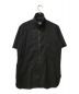 Yohji Yamamoto pour homme（ヨウジヤマモト プールオム）の古着「ジップアップハーフスリーブシャツ HN-B64-034」｜ブラック