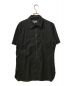 Yohji Yamamoto pour homme (ヨウジヤマモト プールオム) ジップアップハーフスリーブシャツ HN-B64-034 ブラック サイズ:M：13000円