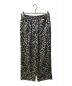 ESLOW（エスロー）の古着「LEOPARD PRINT TAPERED PANTS A2023FP221」｜ブラック