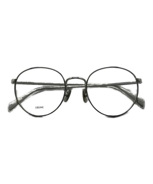 CELINE（セリーヌ）CELINE (セリーヌ) ラウンド眼鏡 CL50065U シルバー サイズ:SIZE 52□21の古着・服飾アイテム