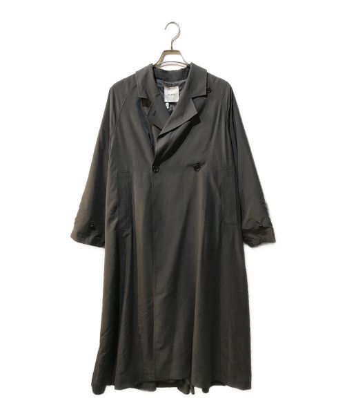 CLANE（クラネ）CLANE (クラネ) BACK GATHER DRESS TRENCH COAT 14101-0042 グレー サイズ:1 未使用品の古着・服飾アイテム