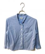 MARGARET HOWELLマーガレットハウエル）の古着「コットンシャツ 578-3153013」｜ブルー