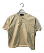 XANDER ZHOUザンダーゾウ）の古着「半袖シャツ 74A852601-1010FCT」｜ベージュ