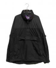 THE NORTHFACE PURPLELABEL (ザ・ノースフェイス パープルレーベル) Indigo Mountain Wind Pullover ブラック サイズ:M