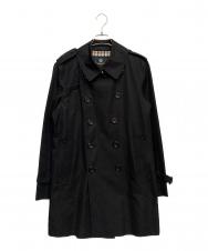 Aquascutum (アクアスキュータム) トレンチコート ブラック サイズ:S